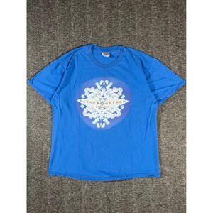 Vintage Sarah Brightman La Luna World Tour T-Shirt Blue Hanes Heavyweight Large